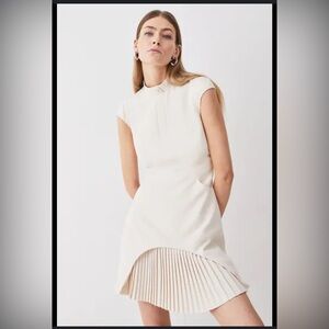 Karen Millen Cream Mini Dress